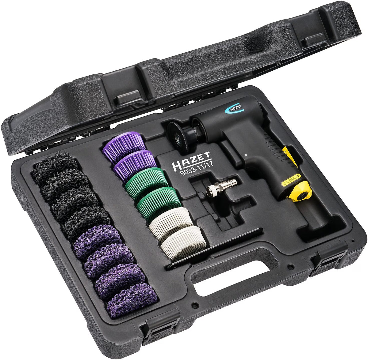 Hazet 9033-11/17 Bristle grinder set