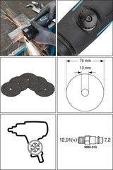 Hazet 9033-10 Angle grinder