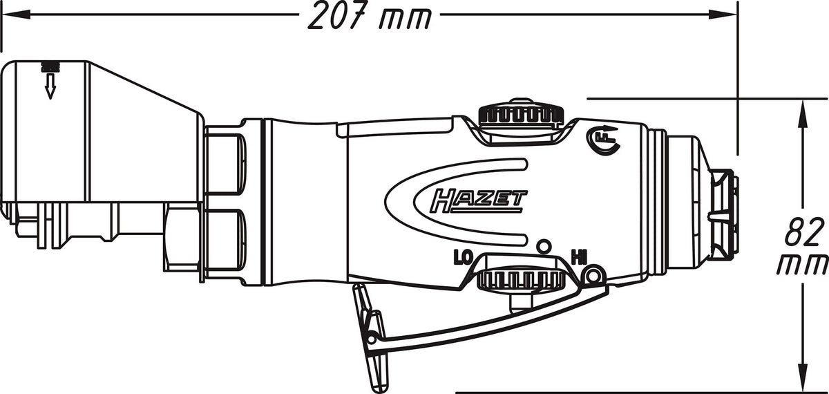 Hazet 9033-10 Angle grinder
