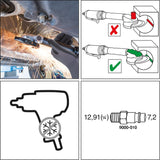 Hazet 9033P-8 Angle grinder