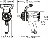 Hazet 9013TT 3⁄4″ Twin Turbo impact wrench ∙ 4100 Nm