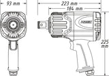 Hazet 9014TT 1″ Twin Turbo impact wrench ∙ 4100 Nm