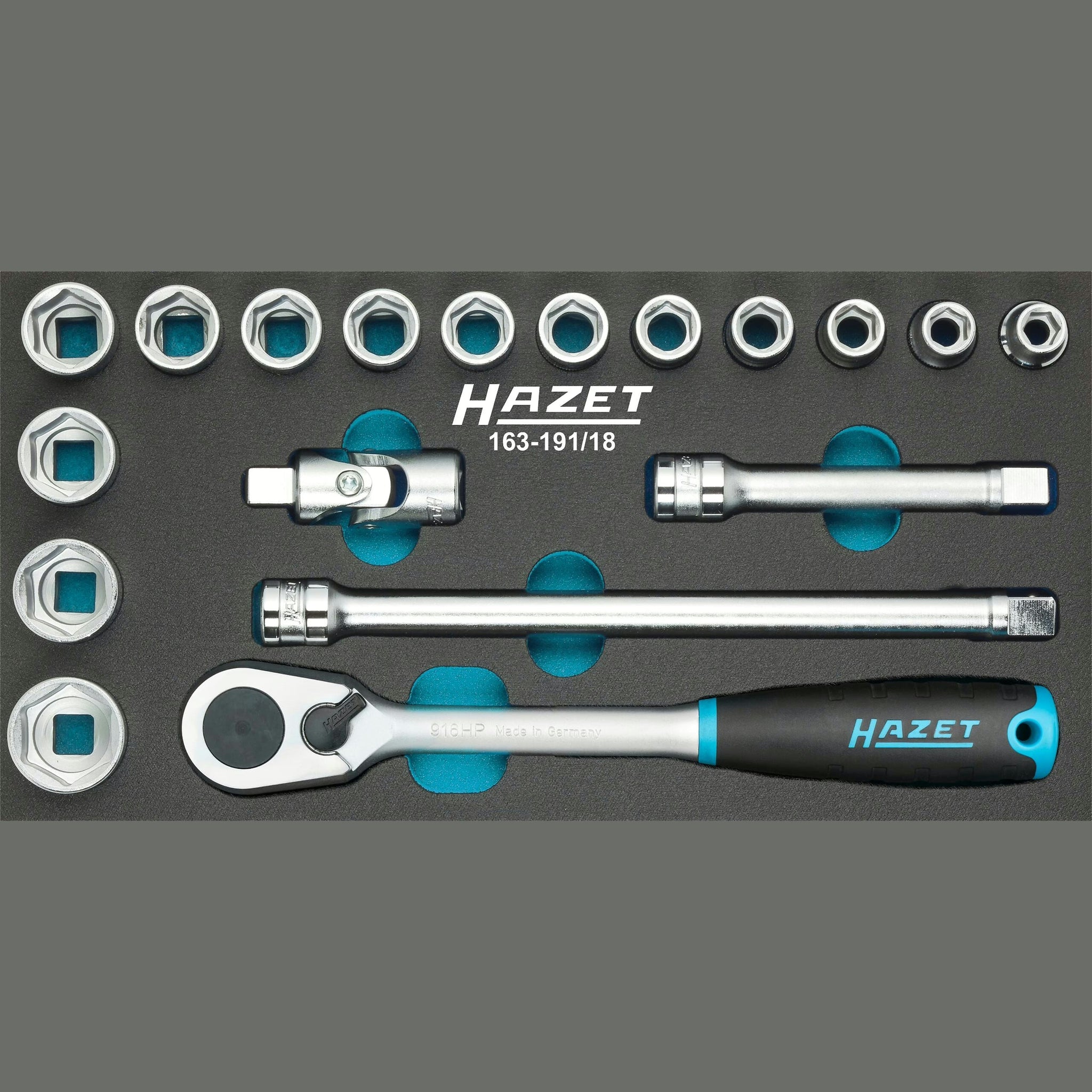 Hazet 163-191/18  Socket set