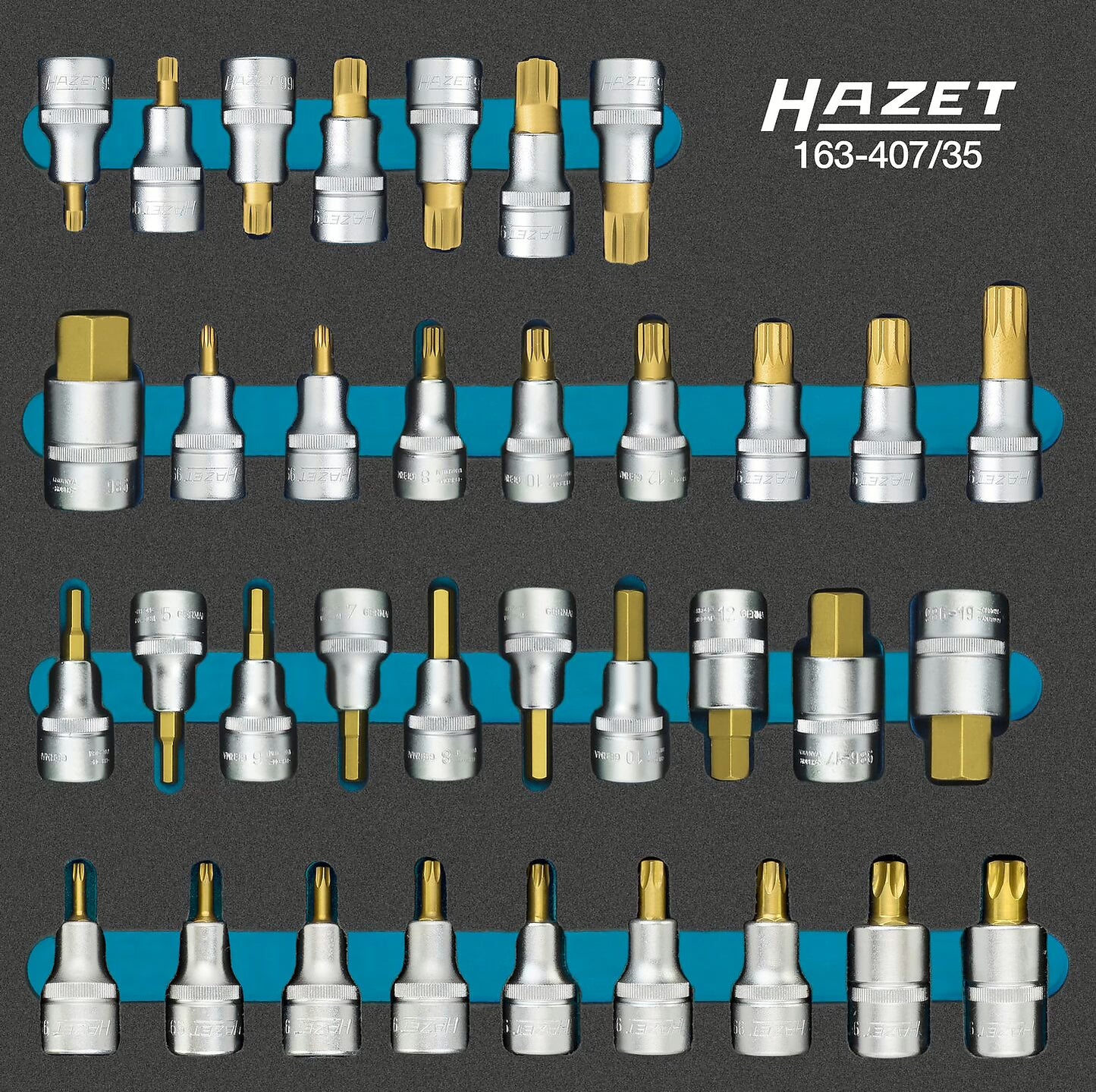 Hazet 163-407/35  Screwdriver socket set