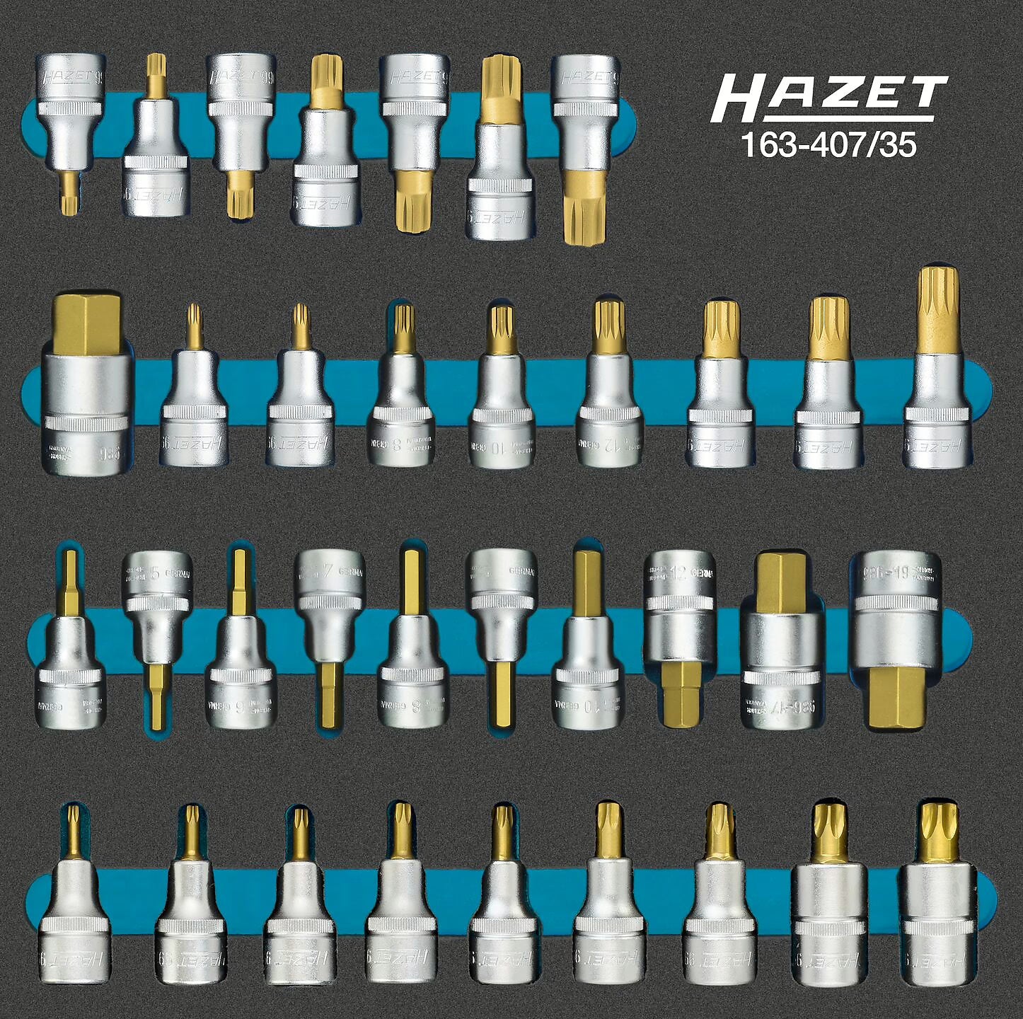 Hazet 163-407/35  Screwdriver socket set