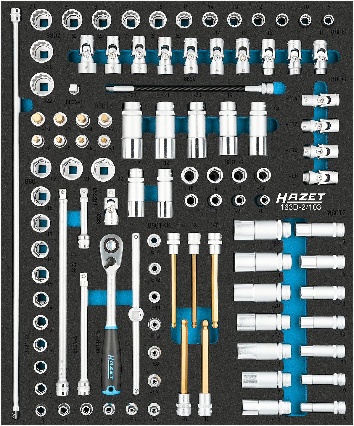 Hazet 163D-2/103 Socket set