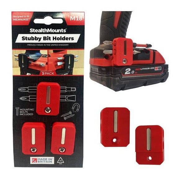 StealthMounts Red Universal Level Holder | Locking Level Mounts | 2 Pack |  Fits All Brands | Perfect for Level Storage