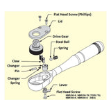 Nepros NBRC390-K, Repair Kit for 3/8" sq. Compact Ratchet