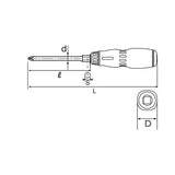 Nepros ND1P Resin Screwdrivers, Phillips