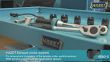Hazet 4680-5 1⁄2″ Exhaust probe socket - Outside hexagon profile - 22 mm