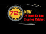 Koken 3725Z-280 - 3/8" Sq Drive Reversible Ratchet, (72 Teeth) Z-Series