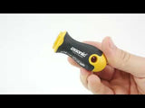 Felo 46902540 Ergonic Stubby Handle, 1/4" Bitholder