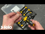 Felo 40010636 Ergonic Screwdriver Set 6 pcs in Case