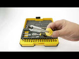 Felo 05783606 R-GO Box SL, Hex, PH, PZ, TX, SQ Bits Ratchet, Bit Holder - 36 pc