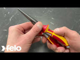 Felo 58202040 Long-nose pliers dielectric with cutter 205 mm