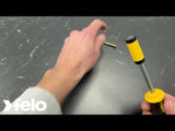 Felo 43810040 Ergonic Screwdriver with Automatic Magnetic Holder Star 1/4"