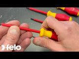 Felo 91396298 Set of Dielectric Screwdrivers SL/PH/SQ, 6 pcs