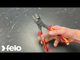 Felo 58102040 8" Heavy-Duty Diagonal Cutters VDE