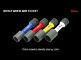 Koken 14145PM.110-17 - 1/2" Sq Drive Wheel Nut Socket 110mm Length Color coded Protector