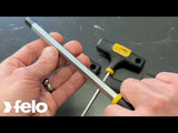 Felo 33812560 Magnetic T-Handle Hex Bit Holder - 1/4" x 125mm
