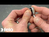 Felo 05763501 Full metal Mini ratchet 1/4" MS 98 mm