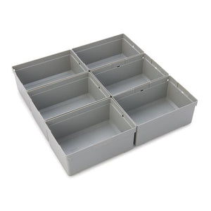 Tanos - 100mm x 150mm Insert Box Set, 6 pc, for systainer³ M89 or L89 Organizers