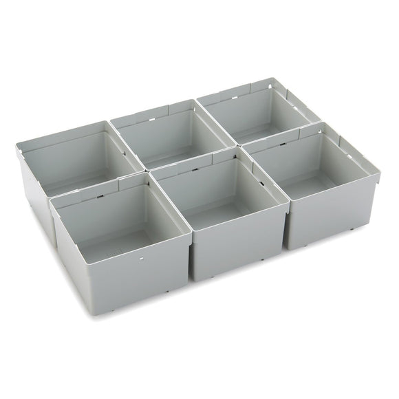 Tanos - 100mm x 100mm Insert Box Set, 6-pc, for systainer³ M89 or L89 Organizers