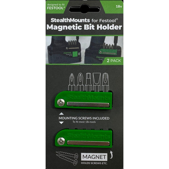 StealthMounts Magnetic Bit Holder for Festool 18v Tools