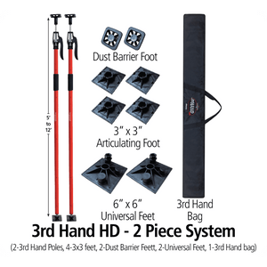 Fastcap 3rd Hand HD 2 Piece System W/ Case & 2 Universal Feet 3-H-3RD-2PC-SYS 3