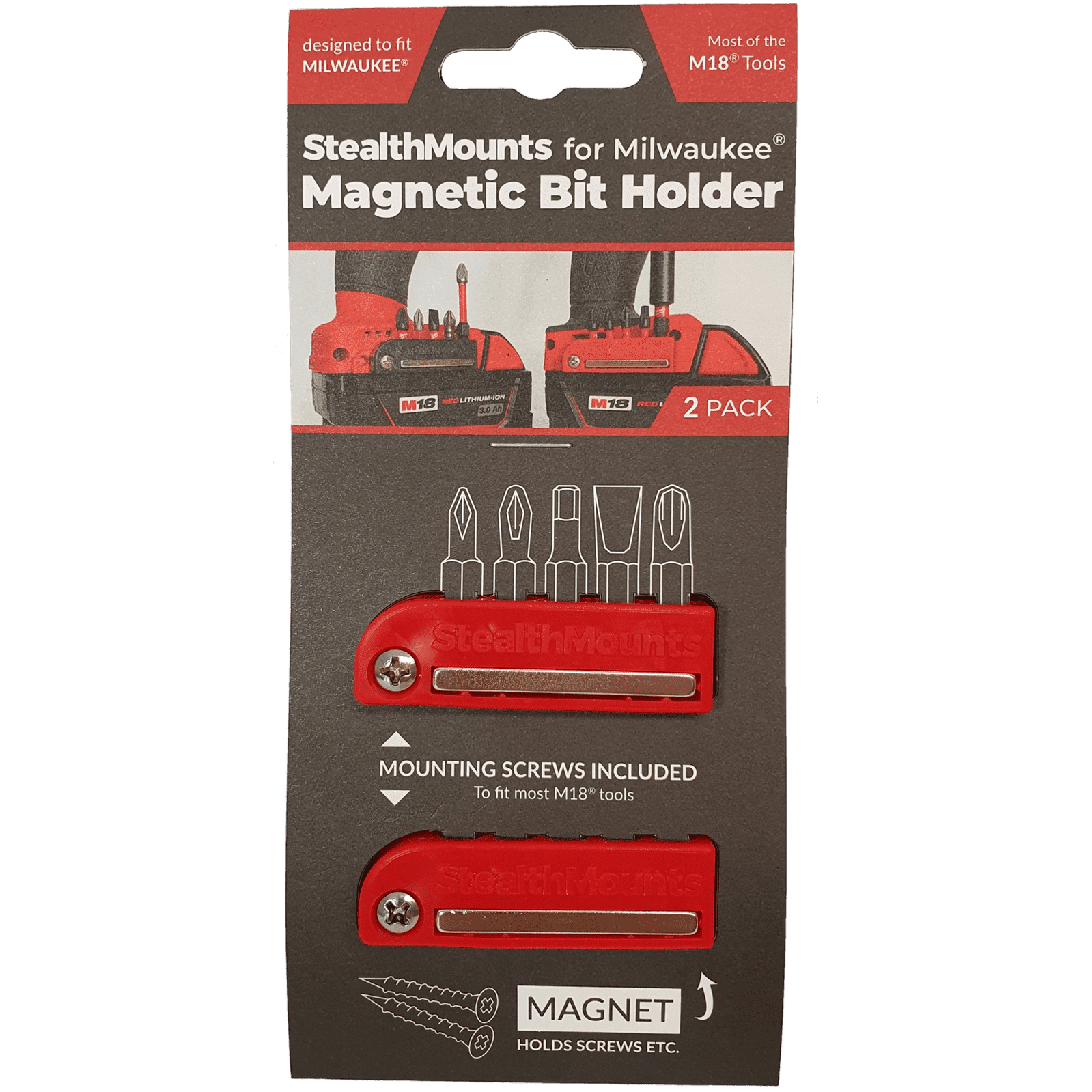 Milwaukee magnetic best sale bit holder