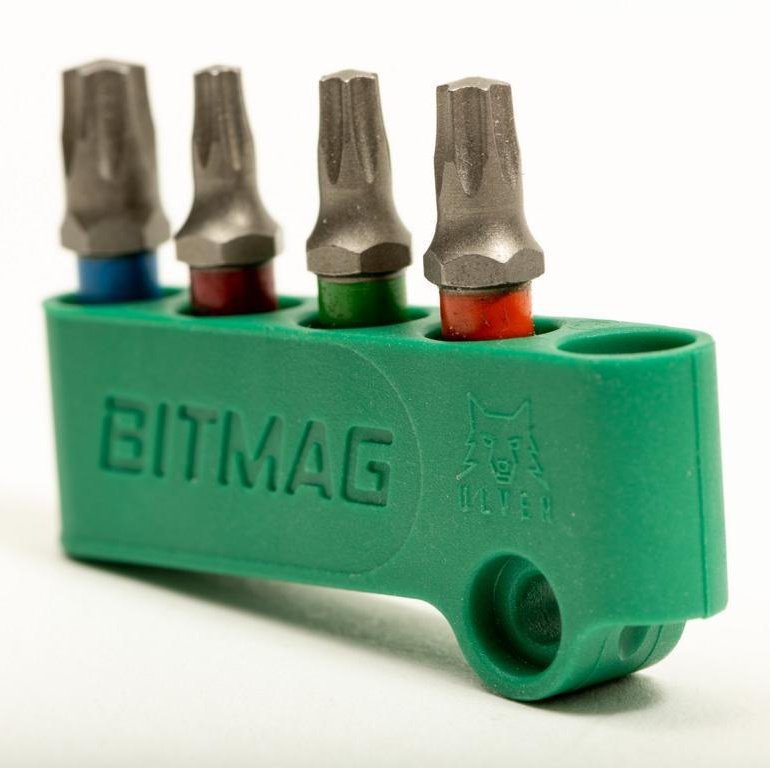 Bitmag Drill Bit Holder - Forest Green