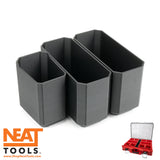 Center Bin Set for Milwaukee Low-Profile PACKOUT Organizer 3-Bins