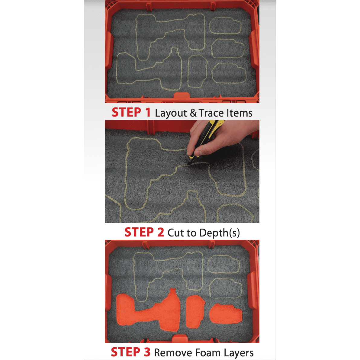 Milwaukee Packout Xl Tool Box Kaizen Foam Inserts