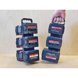 StealthMounts Milwaukee M18 Battery Holder Board with Handle