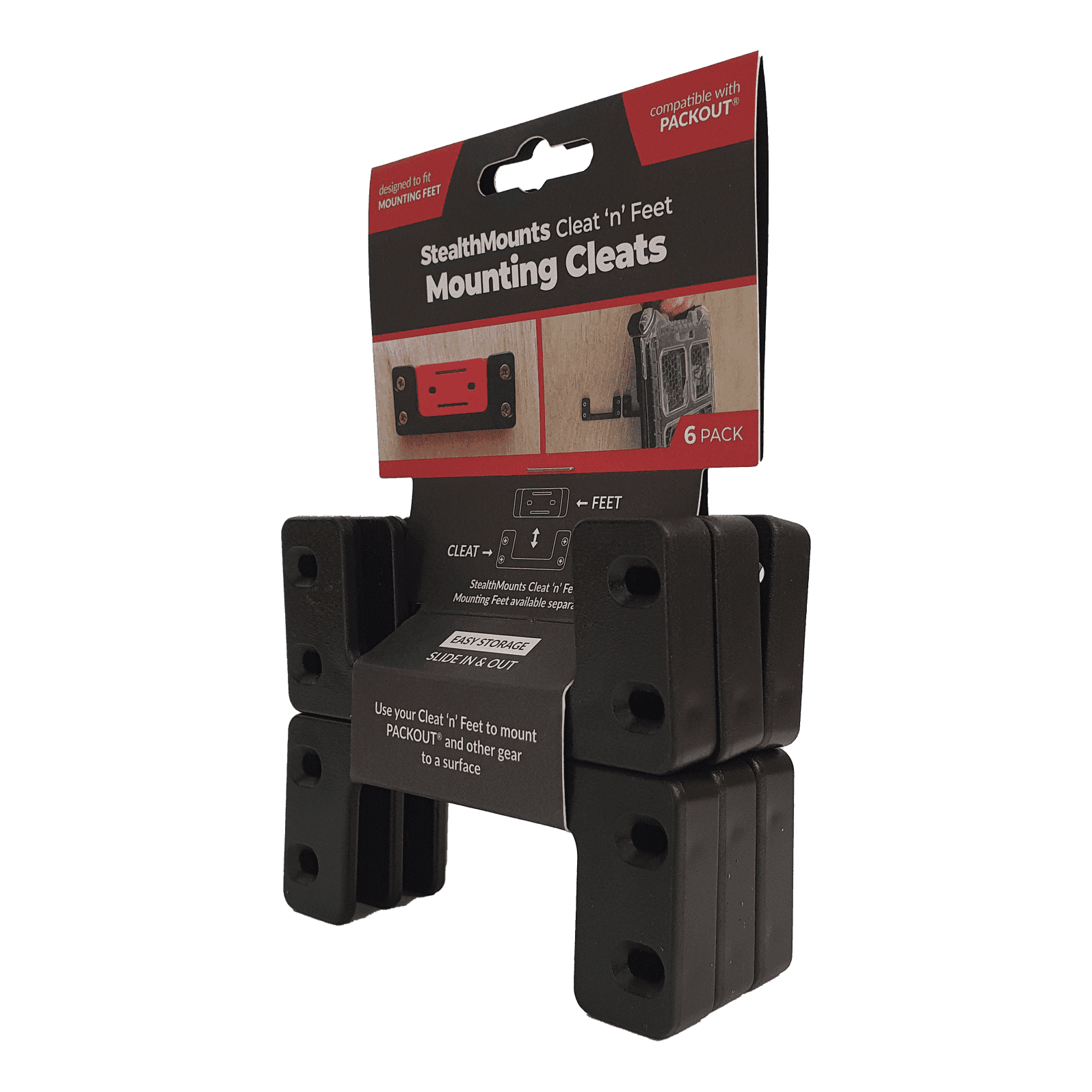 StealthMounts Cleat 'n' Feet Mounting - Cleats