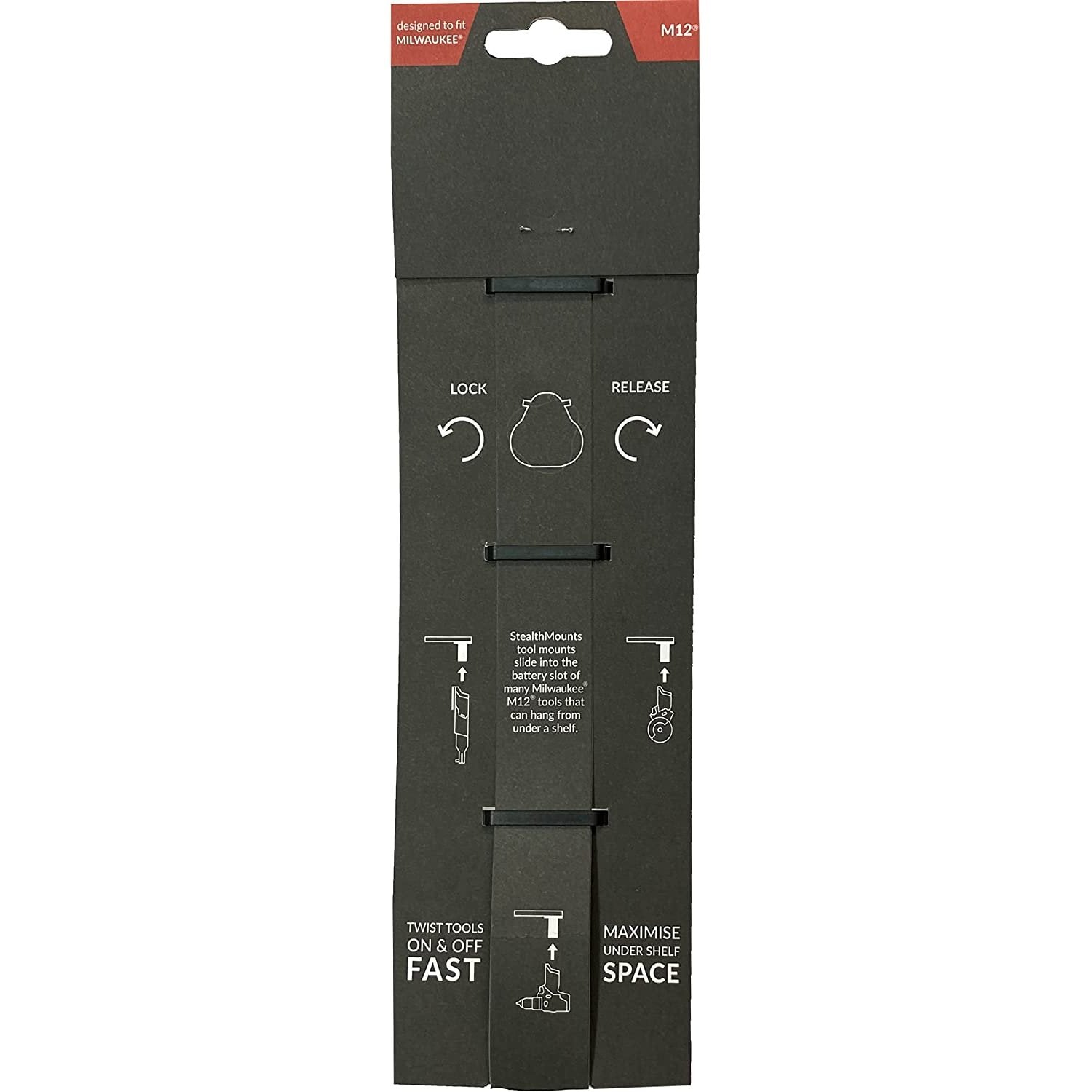 StealthMounts Milwaukee M12 Tool Mounts