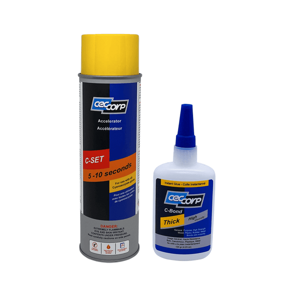 Instantbond CA Glue All Industries Colle cyanoacrylate tout usage avec  activateur Transparent 100 ml/330 g : : Fournitures pour le bureau