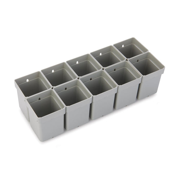 Tanos - 50mm x 50mm Insert Box Set, 10 pc, for systainer³ M89 or L89 Organizers